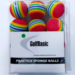 GolfBasic Sponge Golf Balls for Practice (Pack of 24) - Multicolor , Standard Size image 1