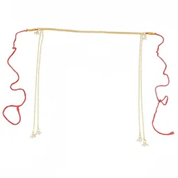 anuradha art jewellery Appealing Pearl Styled Mundavalya for Wedding ( Pack of 1 ) image 1