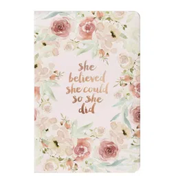 LAURET BLANC Daily Planner Undated, Schedule Your Day, Manage To-Do List, Wellness Tracker, Plan for 80 Days, Paperback. (She Believed She Could So She Did) image 1