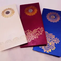 generic 20 Pcs Wedding Gift Envelope with 1 Rupee Coin, Money Cover, Cash Cover, Shagun Envelope, Wedding Envelope/Gift Cover Cash Gift (Assorted Colour) image 1