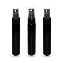 Hunky Dory 10ml Unbreakable Transparent | Black Combo Empty Plastic Pen Spray Bottle Refillable Bottle Sanitizer, Toner, Perfume, Attar, Lotion, Moisture, Oil (Pack of 10) image 4