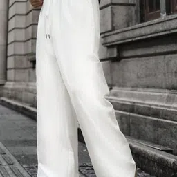 dockstreet Men's/Unisex Open Bottom Drawstring Pure Cotton Stretchable Baggy Jogger Pants image 3
