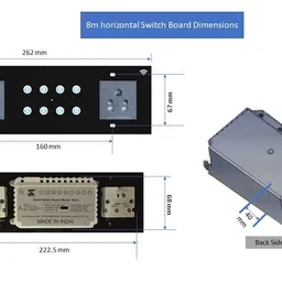 Smarteefi 8 Port WiFi Smart Switch Board, Compatible with Alexa (8M-Horizontal (262mmx90mmx40mm)) image 3