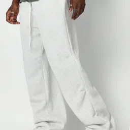 dockstreet Men's/Unisex Open Bottom Drawstring Pure Cotton Stretchable Baggy Jogger Pants image 3