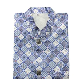 deiana's Men's Sleeveless Printed Jacket | Traditional Ethnic Nehru Jacket | Festive & Casual Wear image 3