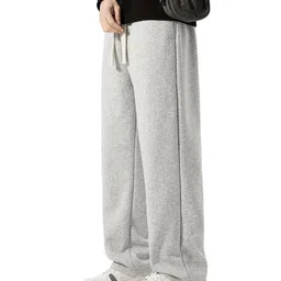 dockstreet Mens Baggy Fit Jogger/Sweatpants REM|| Open Bottom || Stretchable || Drawstringjogr1209Egreymenjogr38, High Rise image 1
