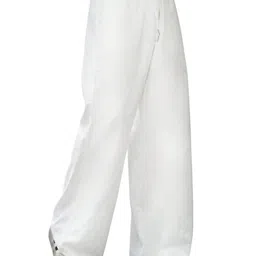 dockstreet Men's/Unisex Open Bottom Drawstring Pure Cotton Stretchable Baggy Jogger Pants image 1