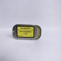 Kamarkattu Natural Lemon Lip Balm, 8g. image 2