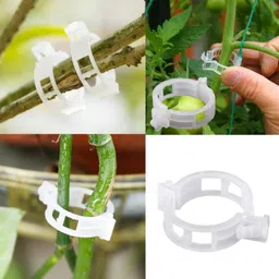 GYOU Plant Support Garden Clips, Garden Trellis Clips, Tomato Trellis Clips for Vine, Vegetables, Beans, Fruits, Flower to Grow Upright and Healthier (200 PCS) image 5