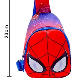amanvani Sling Bag for Men, Cartoon Shoulder Messenger Sling Bag (1 pcs) Crossbody Sling Bag, Chest Sling Bag, Chest Bag Travel Hiking Gift for Men Boys Sipd- er Men Sling Bag image 3