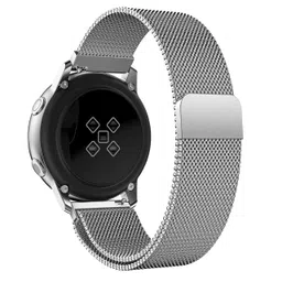 YODI Luxury Metal Magnetic Chain Replacement Watch Strap Band Compatible with Boat Watch Flash Smart Watch (Watch NOT Included) (Silver) image 3