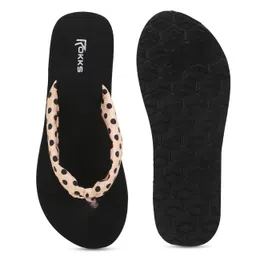 ROKKS Woman's Fashionable Mid-Heel Sandals Flip-Flops Regular Wear Comfortable Slipper for Girls / Ladies(AE-Heel-031) image 4