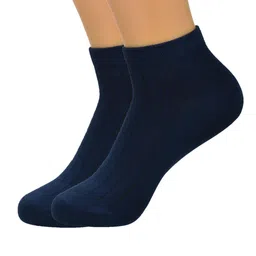 sqinelli Cotton Ankle Length Socks for Men & Women 1 Pairs socks Blue, Black, Brown, White, Gray, Pack of 1 Set Scoks image 1