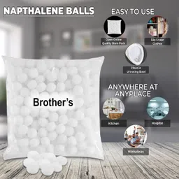 generic Scented Naphthalene Balls - Insect Repellent for Clothes, Pantry, Bugs & Moths | Long-Lasting Protection & Fresh Aroma (500 Grm) image 2