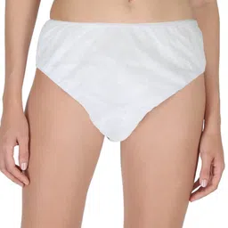 m's solutions & enterprises Non Woven Disposable Set of Bra and Panties for Women and Girls Travelling/Spa/Body Massage/Surgeries/Maternity Free Size fit for Small to XXL White image 4