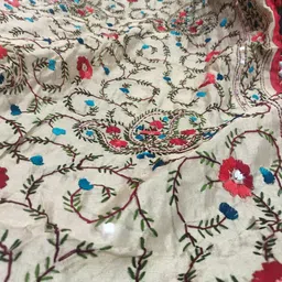 hand work Phulkari Work Dupatta For Womens image 4
