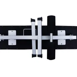 IBS Foldable Flat Bench- for Strength Training Multipurpose Fitness Exercise Gym Workout, INCLINE DECLINE ADJUSTMENTS for Home & Gym(SILVER) image 5