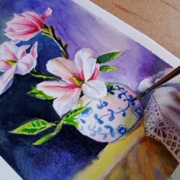 BRUSTRO Artists Watercolour Set of 24 Colours X 12ML Tubes | Suitable for Gouache, Acrylics, Watercolor, Oil Painting, Rich Pigments, Transparent, Intermixable Colours. image 5