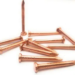 herboleaf organic Pure Copper Nail/Tambey Ki Keel For Home And Mind Peace, Ghar Ki Shanti - 11 No. image 1