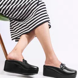 the white pole Stylish Attractive Loafer Comfortable Formal & Casual Shoes for Girls & Women image 2