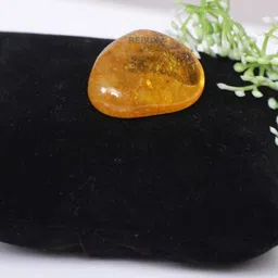 REBUY Yellow Natural Citrine Tumble Stone for Reiki Healing and Crystal Healing Tumble Stones For Wealth, Prosperity, Money, Success, Manifestation ,Chakra Balancing,Protection And Meditation - 1 Piece image 2
