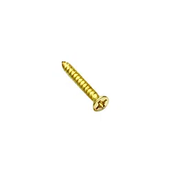 "BRASK" Brass Self Tapping Screws | CSK (Countersunk) Phillips Drive | Screws for hardware, electrical, marine, plumbing and industrial applications (25, Golden Brass, 19 mm x 4 mm (3/4 inch)) image 4