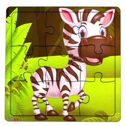 fiddlys Fiddly's Wood Jigsaw Puzzles for Kids And Children 9 Pieces Animal Pack of 4 image 5