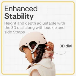 oxelo Inline Skating Skateboarding Scootering Helmet MF500 - Bridal Pink image 3