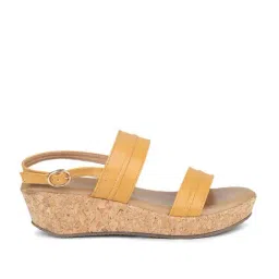 Inc.5 Women's Mustard Back Strap Wedges-picture-32