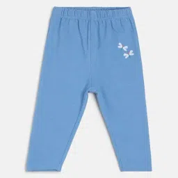 MINIKLUB Kids Blue Self Design Jeggings-picture-19