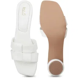 Inc.5 Women's White Casual Sandals image 4