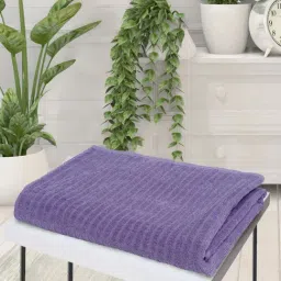Creeva Purple Cotton 400 GSM Bath Towel-image-14