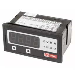 RS PRO Digital Ammeter 1-5 (Input)A AC, 1365390 image 3