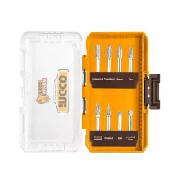 Ingco Milling Cutters Metals Set Tungsten Carbide and 6 mm Shaft Diameter, AKDL10801-picture-12