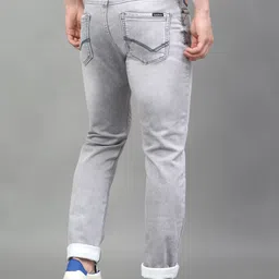 LOUIS STITCH Men Slim Fit Heavy Fade Stretchable Jeans image 2
