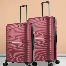 Nasher Miles Mumbai Hard-Sided Polypropylene Luggage Set of 2 Maroon Trolley Bags (55 & 65 cm)-image-11