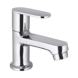 Aquieen Silver Chrome Finish Deck Mount Pillar Cock, AQN 296-picture-20