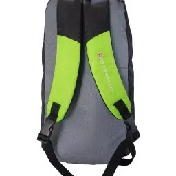 SWISS MILITARY LBP23 Green & Grey Polyester Laptop Backpack Bag With 31 L Capacity image 3