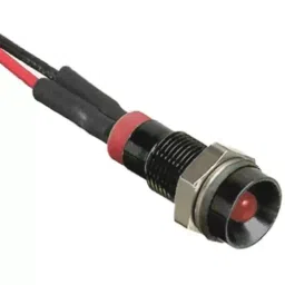 RS PRO Red Panel Mount Indicator 2V DC, Mounting Hole Size 6 mm, Termination Type Lead Wires, IP Rating IP67, Model No 7227722-picture-30