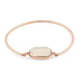 AMI Gold-Plated Artificial Stones Studded Link Bracelet-picture-22