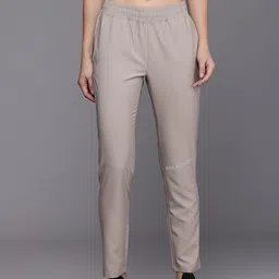 HRX by Hrithik Roshan Women Straight Fit Rapid Dry & Antimicrobial Running Track Pants image 2