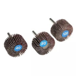 RS PRO Aluminium Oxide Flap Wheel 40mm Diameter P40 P80 P120 Grit, 1895757-picture-49