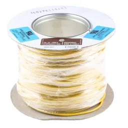 RS PRO 1805932 0.75 mm² core Hook Up Wire Yellow (100 m) image 3