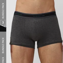 Peter England Men Pack Of 3 Cotton Trunks PETRWRGBP81028 image 1