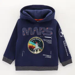 Little Kangaroos Full Sleeves Sweatshirt Mars Printed - Navy-picture-20