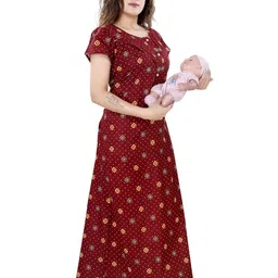 ANKONA Printed Maxi Nightdress image 2