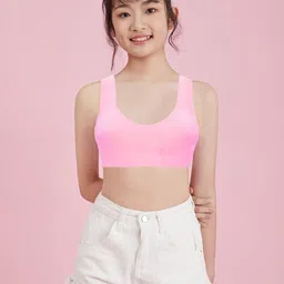 braafee Girls Beginners Non Padded Teenager Full Coverage Cotton Bra image 2