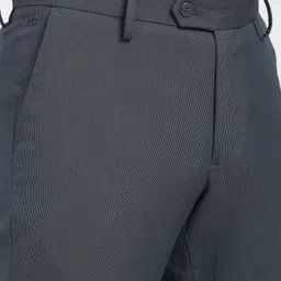 Peter England Men Slim Fit Formal Trousers image 2