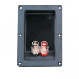 MX 2 Way Binding Post Speaker Terminal Rectangle Screw Type and Touch Proof Gold Plated 138mm x 68mm (MX-2220)-picture-20