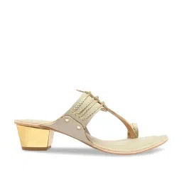 Rocia by Regal Women's Taupe Toe Ring Sandals-image-0